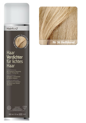 Спрей для увеличения объема волос Hairfor2 №46 светло-русый, 300мл.